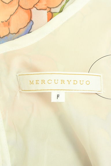 MERCURYDUO（マーキュリーデュオ）の古着「花柄シフォンミニワンピース（キャミワンピース）」大画像６へ