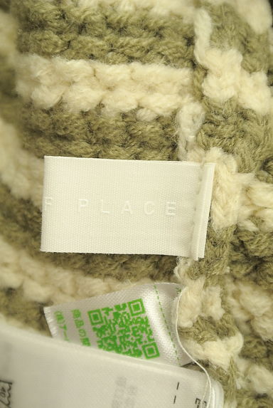 SENSE OF PLACE by URBAN RESEARCH（センスオブプレイス）の古着「ジップアップボーダー柄ニットカーディガン（カーディガン・ボレロ）」大画像６へ