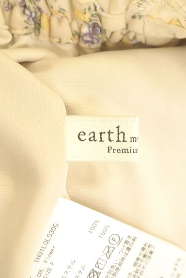 earth music&ecology（アースミュージック＆エコロジー）の古着「小花柄プリーツシフォンロングスカート（ロングスカート・マキシスカート）」大画像６へ