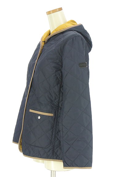 Aigle（エーグル）の古着「パイピングキルティングコート（ブルゾン・スタジャン）」大画像３へ