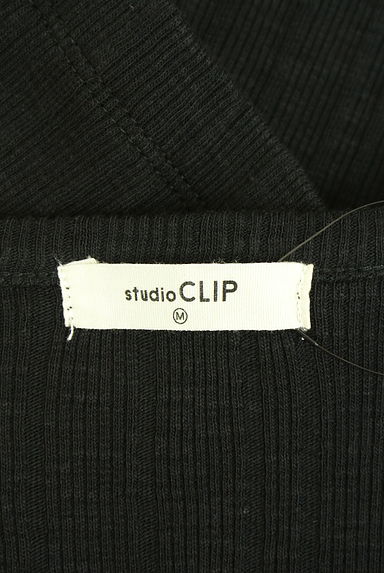 studio CLIP（スタディオクリップ）の古着「ストレッチリブカットソー（ニット）」大画像６へ