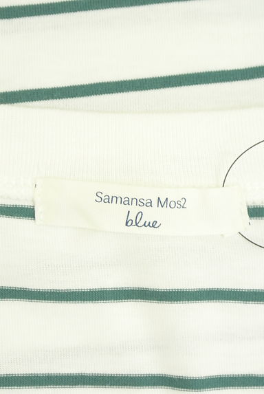 Samansa Mos2（サマンサモスモス）の古着「ボーダープルオーバー（カットソー・プルオーバー）」大画像６へ