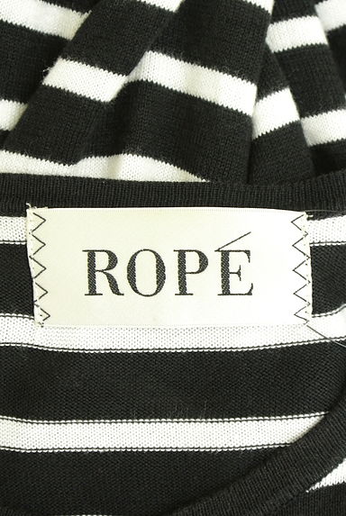 ROPE（ロペ）の古着「ボーダーニットカーディガン（カーディガン・ボレロ）」大画像６へ