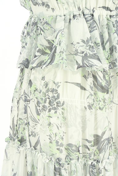 Her lip to（ハーリップトゥ）の古着「バックオープ花柄シフォンワンピース（ワンピース・チュニック）」大画像５へ