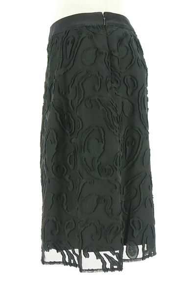 クリックで大画像表示 ANAYI(アナイ)の古着「ペイズリージャガード膝丈シフォンスカート(スカート)」大画像3へ