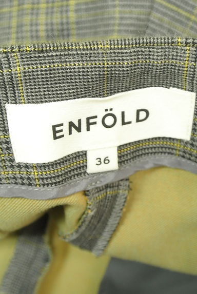 ENFOLD（エンフォルド）の古着「グレンチェック柄テーパードパンツ（パンツ）」大画像６へ