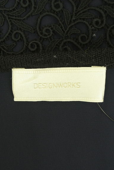 DESIGNWORKS（デザインワークス）の古着「後ろレース切替ニットトップス（ニット）」大画像６へ