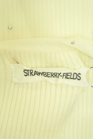 STRAWBERRY-FIELDS（ストロベリーフィールズ）の古着「ラインストーン付きシフォンブラウス（カットソー・プルオーバー）」大画像６へ