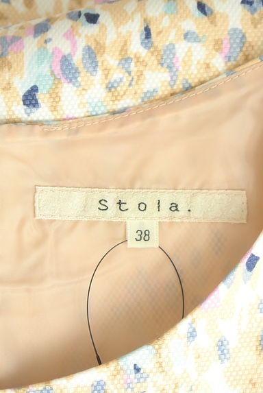 Stola.（ストラ）の古着「半袖カラフル総柄ワンピース（ワンピース・チュニック）」大画像６へ