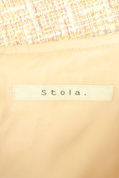 Stola.（ストラ）の古着「キーネックノースリツイードワンピース（ワンピース・チュニック）」大画像６へ