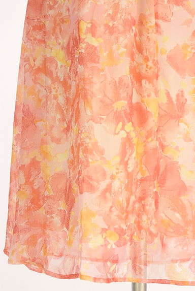 Stola.（ストラ）の古着「ノースリ花柄シフォンワンピース（ワンピース・チュニック）」大画像５へ