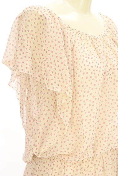 Stola.（ストラ）の古着「ドット柄シフォンワンピース（ワンピース・チュニック）」大画像４へ