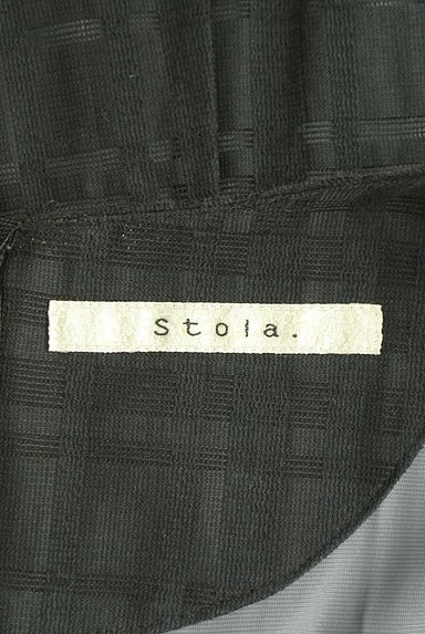 Stola.（ストラ）の古着「チェック織ノースリワンピース（ワンピース・チュニック）」大画像６へ
