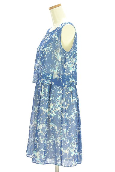 Stola.（ストラ）の古着「花柄ミックスノースリシフォンワンピース（ワンピース・チュニック）」大画像３へ