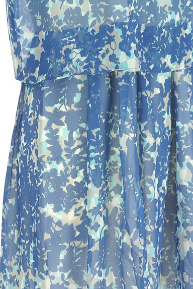 Stola.（ストラ）の古着「花柄ミックスノースリシフォンワンピース（ワンピース・チュニック）」大画像５へ