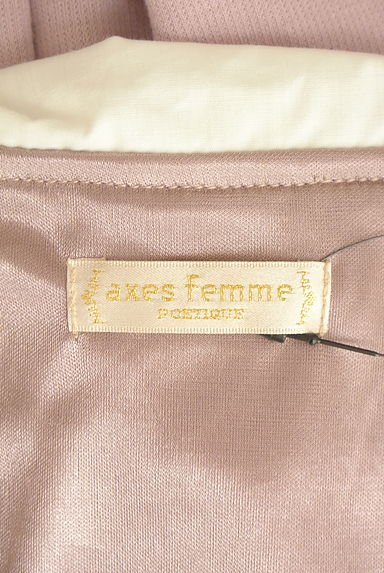 axes femme（アクシーズファム）の古着「ウエストレースアップ半袖スウェットワンピース（ワンピース・チュニック）」大画像６へ