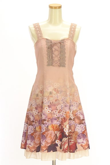 axes femme（アクシーズファム）の古着「花柄プリントキャミワンピース（キャミワンピース）」大画像１へ