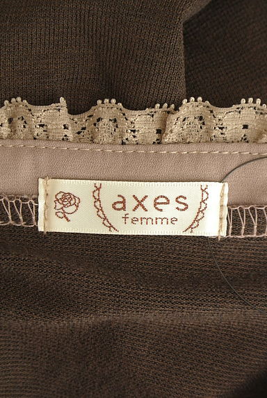 axes femme（アクシーズファム）の古着「フリル＆レース切替ノースリワンピース（ワンピース・チュニック）」大画像６へ