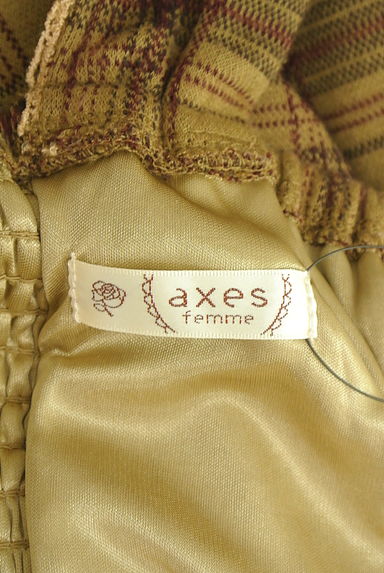 axes femme（アクシーズファム）の古着「チェック柄キャミワンピース（キャミワンピース）」大画像６へ