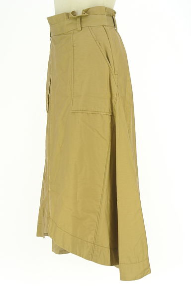 クリックで大画像表示 BRAHMIN(ブラーミン)の古着「タックフレアロングスカート(ロングスカート・マキシスカート)」大画像3へ