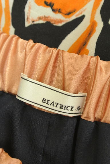 BEATRICE（ベアトリス）の古着「ウエストゴム花柄ワイドパンツ（パンツ）」大画像６へ
