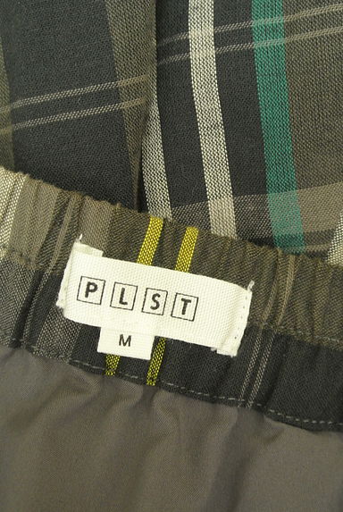 PLST（プラステ）の古着「チェック柄ミモレスカート（ロングスカート・マキシスカート）」大画像６へ