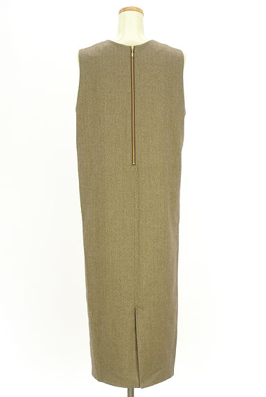 UNITED ARROWS（ユナイテッドアローズ）の古着「green label relaxing ヘリンボーン織ノースリワンピース（ワンピース・チュニック）」大画像２へ