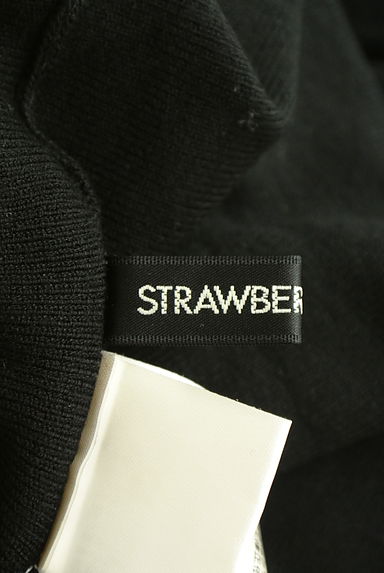 STRAWBERRY-FIELDS（ストロベリーフィールズ）の古着「レース付け襟ロングニットワンピース（ワンピース・チュニック）」大画像６へ