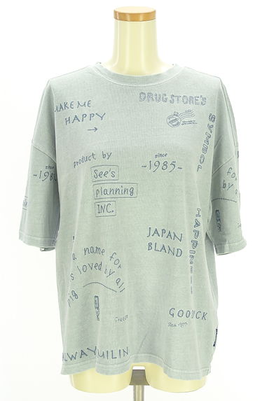 drug store's（ドラッグストアーズ）の古着「ロゴ刺繍半袖Tシャツ（カットソー・プルオーバー）」大画像１へ
