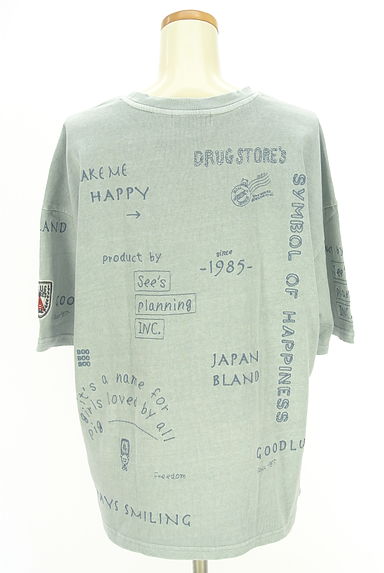 drug store's（ドラッグストアーズ）の古着「ロゴ刺繍半袖Tシャツ（カットソー・プルオーバー）」大画像２へ