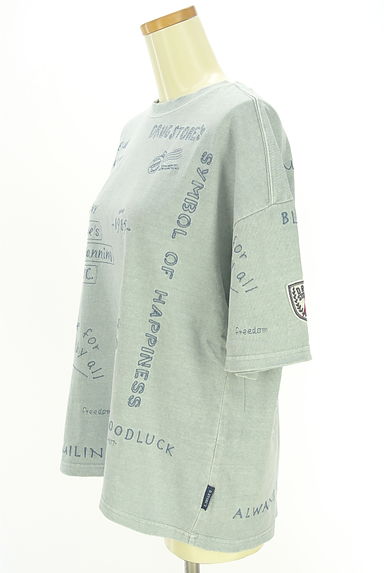 drug store's（ドラッグストアーズ）の古着「ロゴ刺繍半袖Tシャツ（カットソー・プルオーバー）」大画像３へ