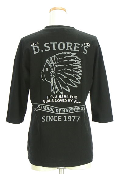 drug store's（ドラッグストアーズ）の古着「バックプリント7分袖Tシャツ（Ｔシャツ）」大画像２へ