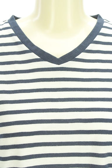 RODEO CROWNS（ロデオクラウン）の古着「VネックボーダーTシャツ（Ｔシャツ）」大画像４へ