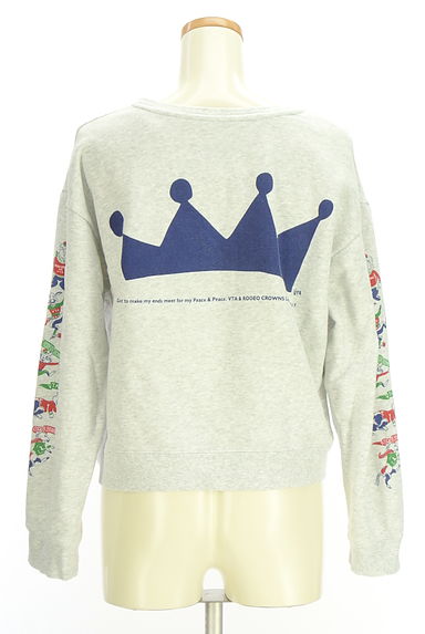 RODEO CROWNS（ロデオクラウン）の古着「プリント裏起毛スウェット（スウェット・パーカー）」大画像２へ