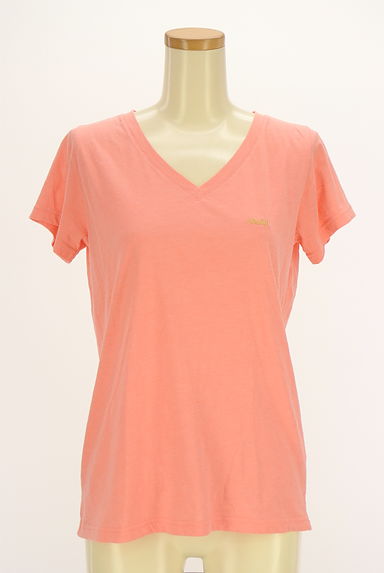 クリックで大画像表示 X-girl(エックスガール)の古着「刺繍入りVネックTシャツ(Tシャツ)」大画像1へ