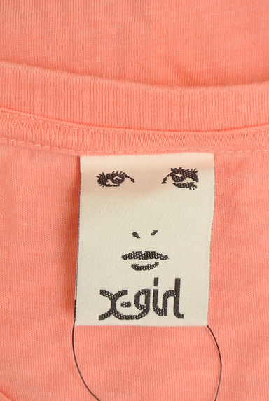 クリックで大画像表示 X-girl(エックスガール)の古着「刺繍入りVネックTシャツ(Tシャツ)」大画像6へ