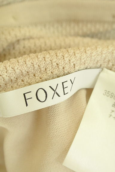 FOXEY（フォクシー）の古着「ニットカーデ×ノースリニットアンサンブル（アンサンブル）」大画像６へ