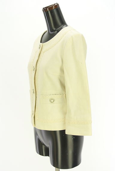 クリックで大画像表示 M-premier(エムプルミエ)の古着「ノーカラージャケット(ジャケット)」大画像3へ