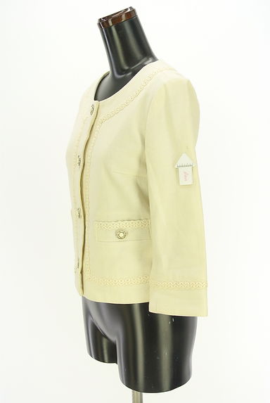 クリックで大画像表示 M-premier(エムプルミエ)の古着「ノーカラージャケット(ジャケット)」大画像4へ