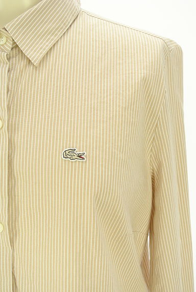 LACOSTE（ラコステ）の古着「ストライプ柄シャツ（カジュアルシャツ）」大画像５へ