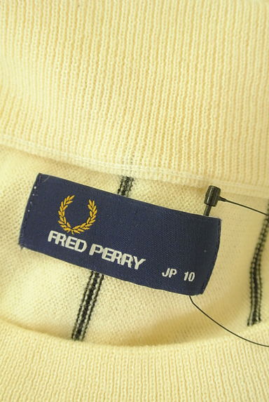 FRED PERRY（フレッドペリー）の古着「ストライプ柄ニットトップス（ニット）」大画像６へ
