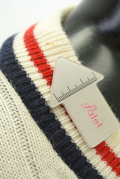 FRED PERRY（フレッドペリー）の古着「Vネックケーブル編みニットトップス（ニット）」大画像５へ