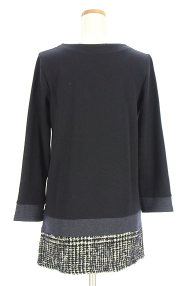 GALLERY VISCONTI（ギャラリービスコンティ）の古着「ツイード切替チュニック（ワンピース・チュニック）」大画像２へ