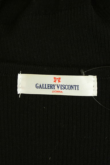GALLERY VISCONTI（ギャラリービスコンティ）の古着「ベルト付きミニニットワンピース（ワンピース・チュニック）」大画像６へ