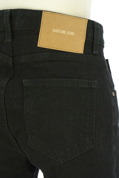 BABYLONE（バビロン）の古着「ブラックスキニーデニムパンツ（デニムパンツ）」大画像５へ