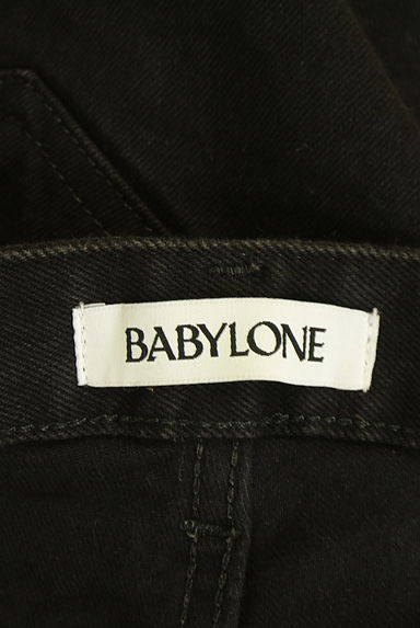 BABYLONE（バビロン）の古着「ブラックスキニーデニムパンツ（デニムパンツ）」大画像６へ