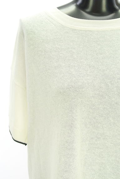 COMME CA（コムサ）の古着「裾シアーニット切替トップス（ニット）」大画像４へ