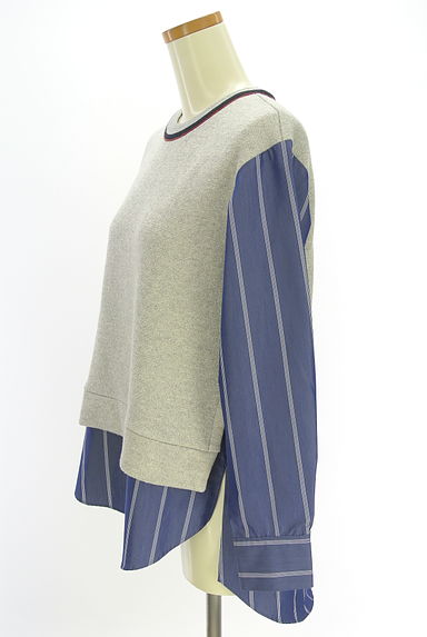 COMME CA（コムサ）の古着「Gabardine K.T レイヤード風カットソー（カットソー・プルオーバー）」大画像３へ