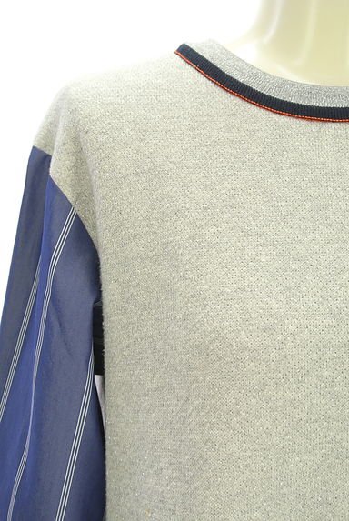COMME CA（コムサ）の古着「Gabardine K.T レイヤード風カットソー（カットソー・プルオーバー）」大画像４へ