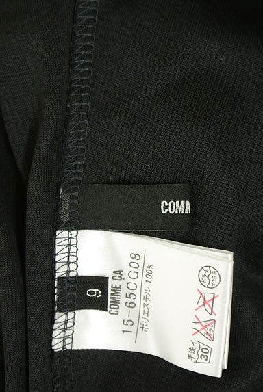 COMME CA（コムサ）の古着「タートルネックベロアミニワンピース（ワンピース・チュニック）」大画像６へ